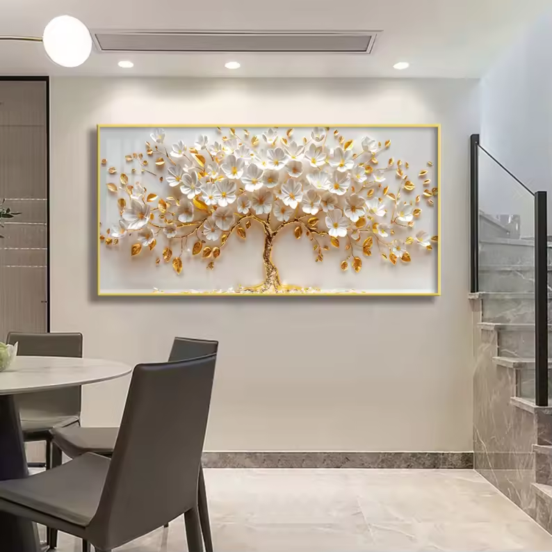 MONEY MAGICAL CRYSTAL GLASS PAINTING